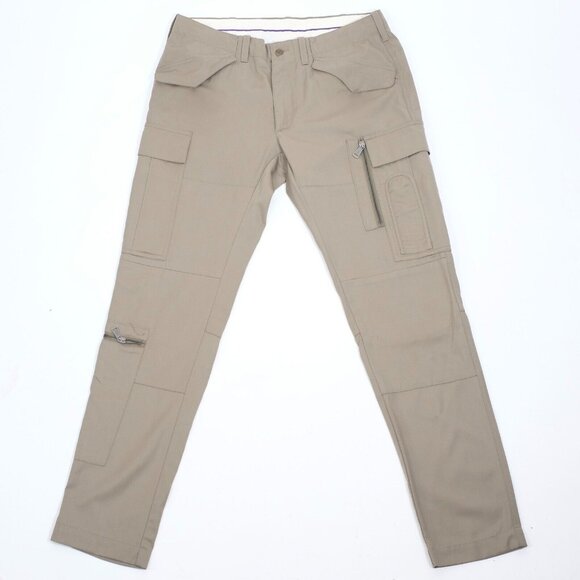 Ralph Lauren Purple Label pants 32 cargo utility khaki Slim Fit